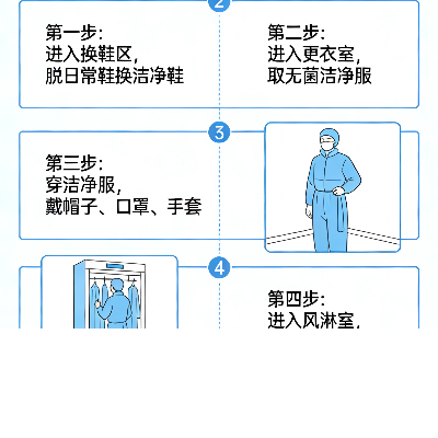 洁净室更衣